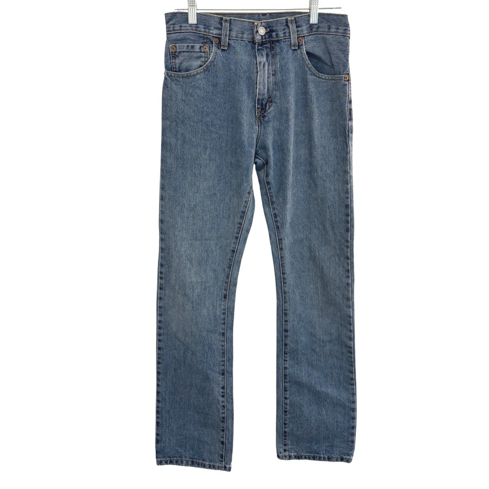 Levi's 517 Bootcut Slim Thighs Fit Blue Jeans Mens 29x33 Rodeo Cowboy Western